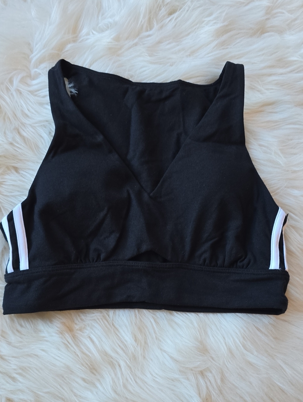 Victoria's Secret Pure Black Body Cotton Bra Size SIZE S